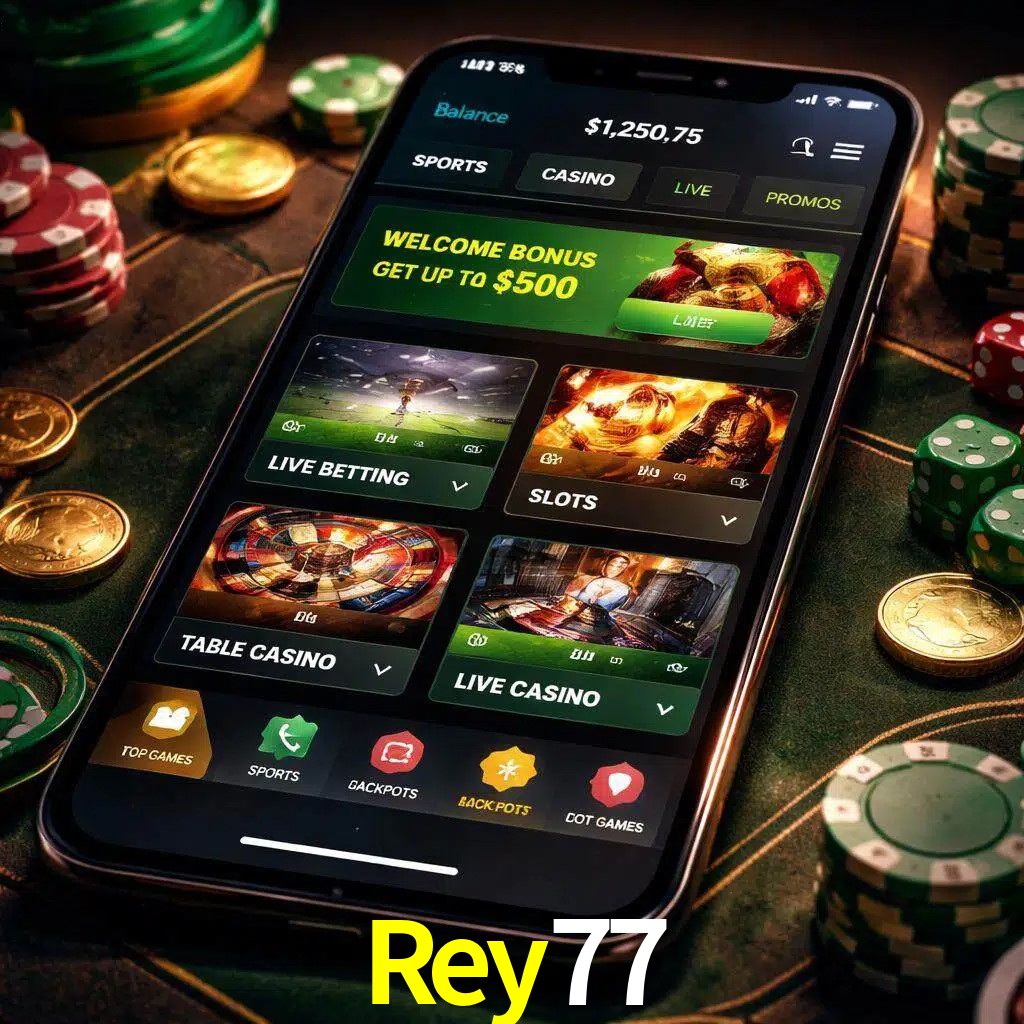 Diseño de juegos móviles Rey77 para usuarios en México