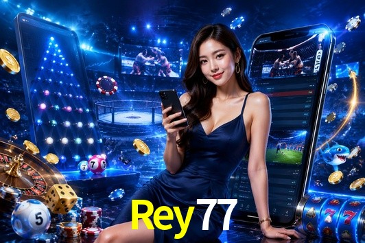Interfaz de casa de apuestas Rey77 con mercados de partidos en vivo